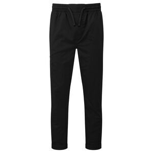 Premier Mens Recyclight Cargo Chef Trousers / Black